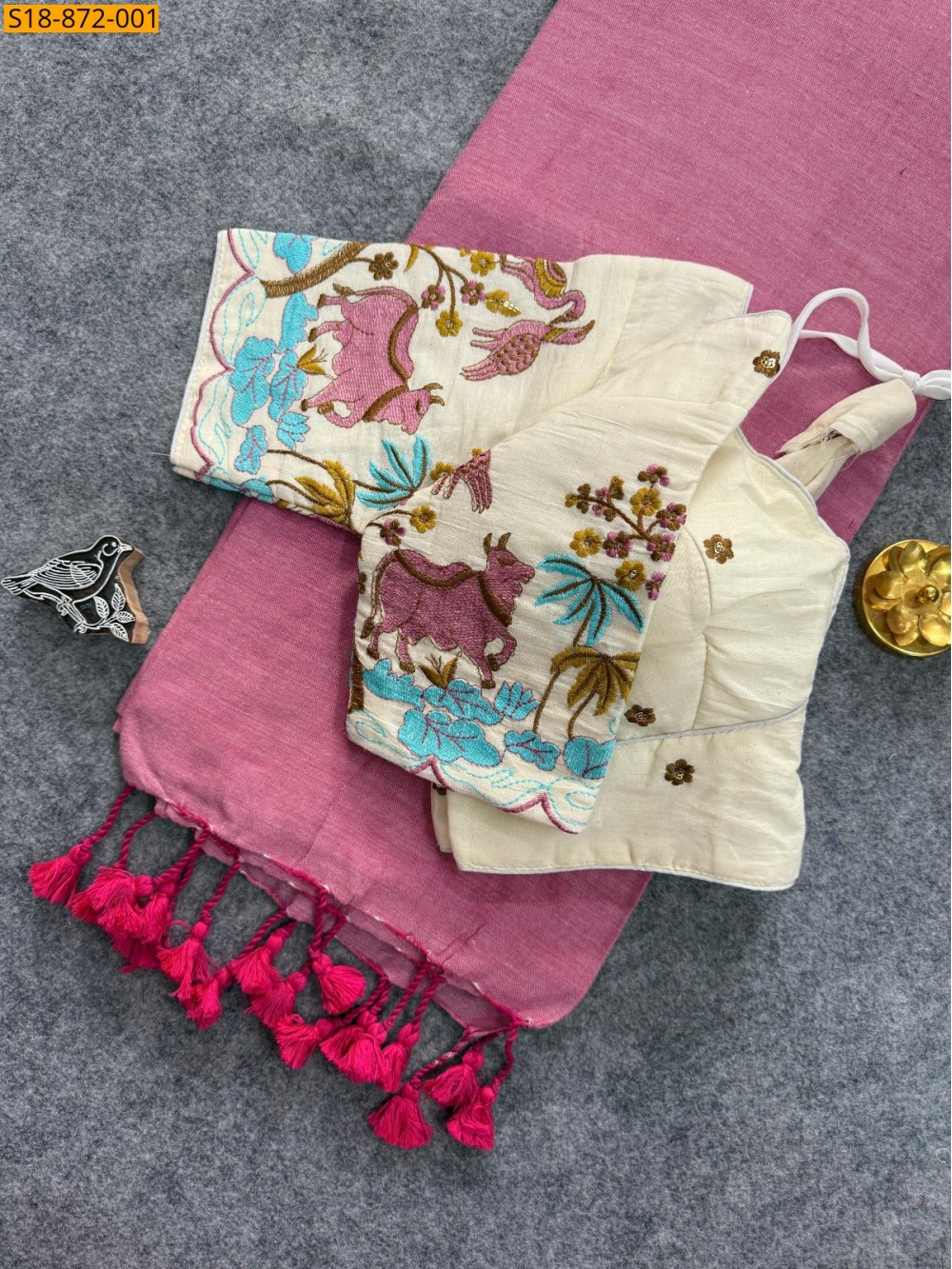 Fancy Khadi Cotton Sarees
