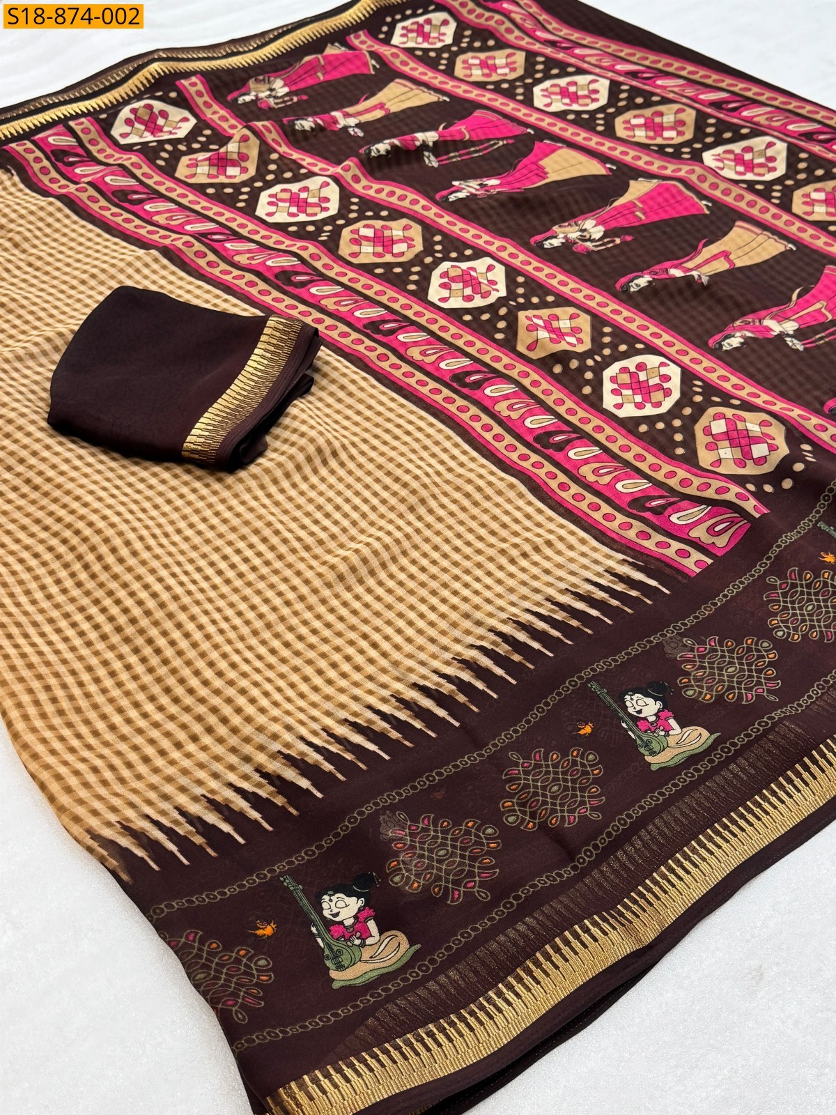 Fancy Georgette Silk Sarees