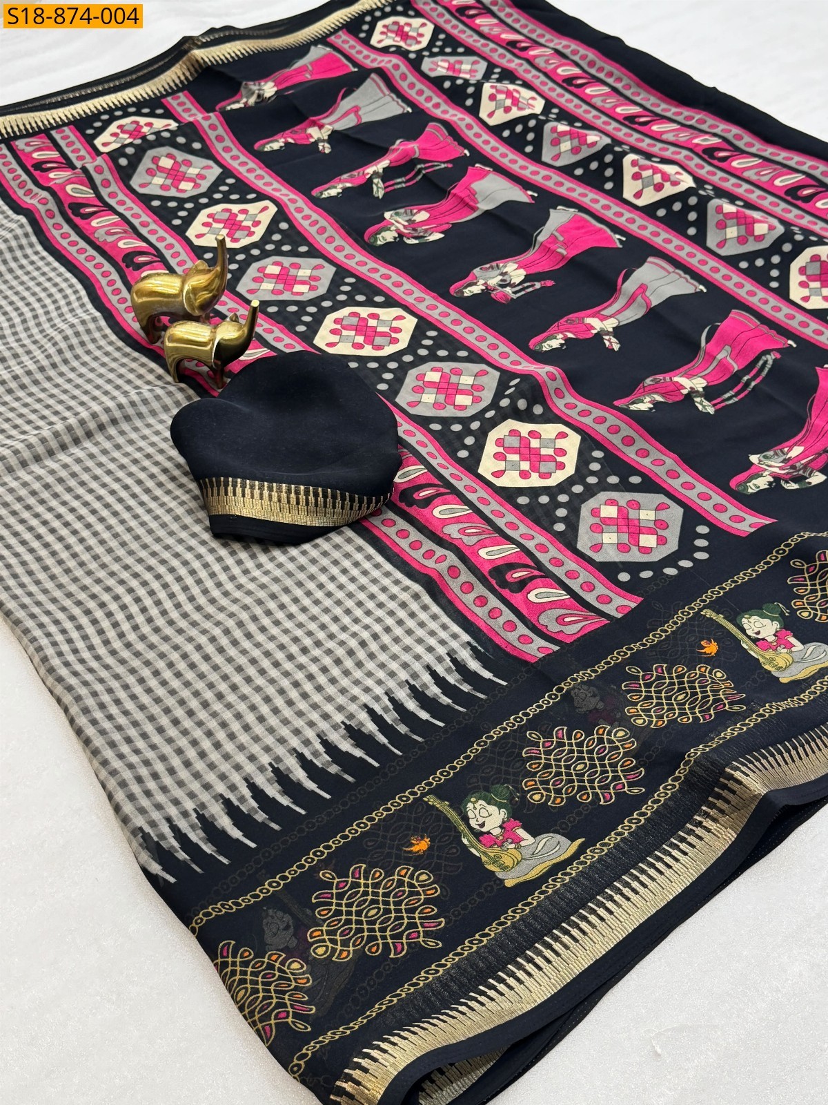 Fancy Georgette Silk Sarees
