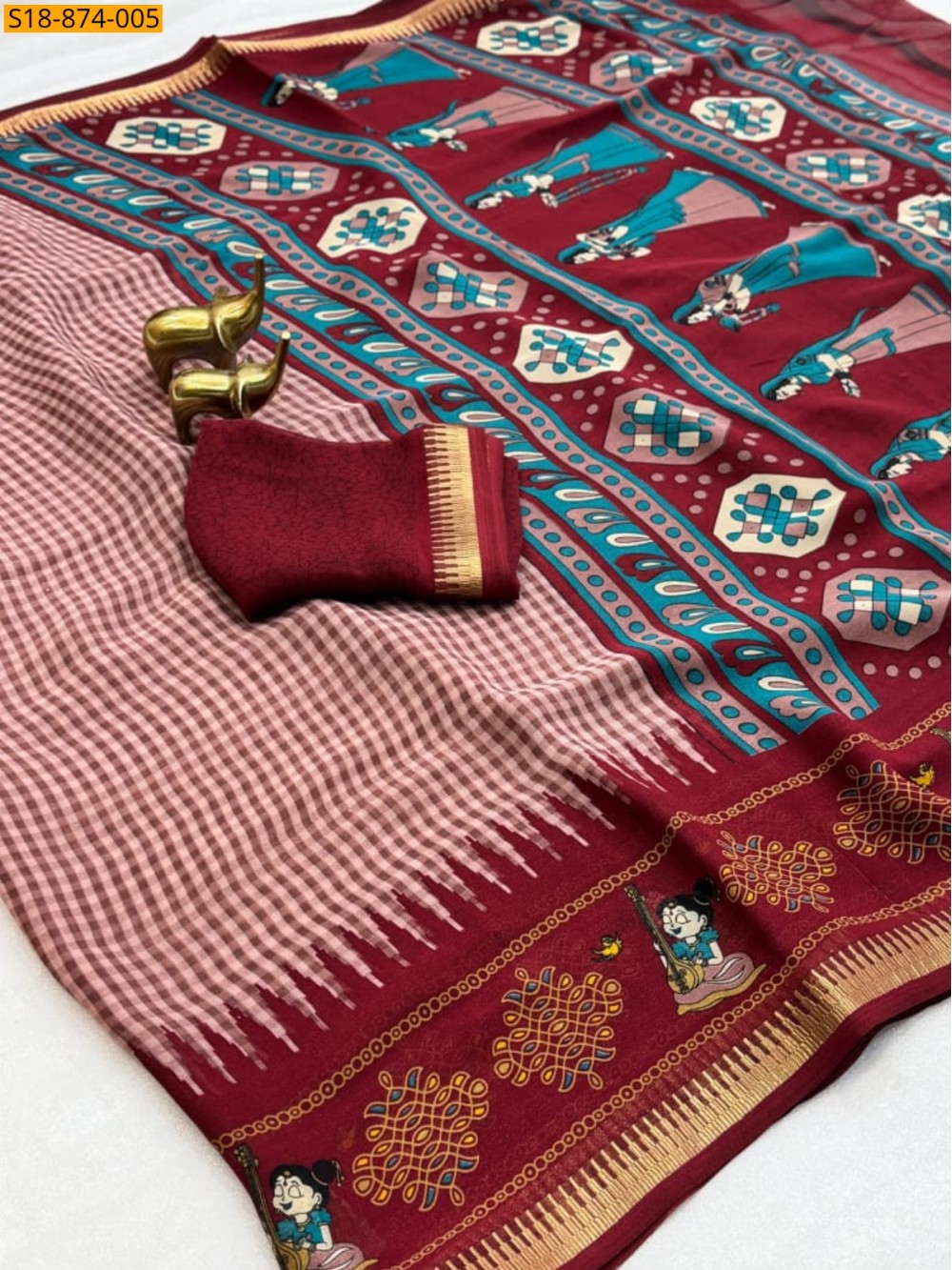 Fancy Georgette Silk Sarees