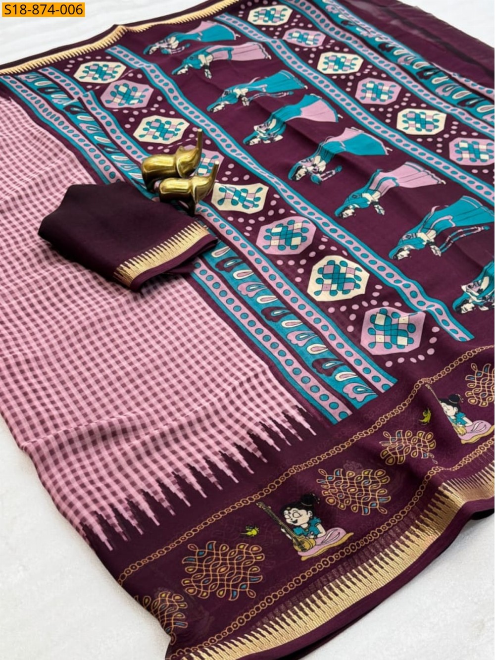 Fancy Georgette Silk Sarees