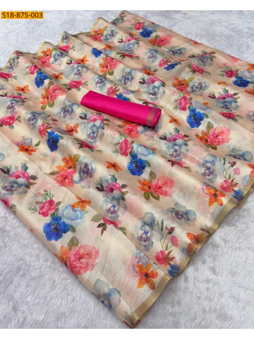 Fancy Kota Zari Checks Sarees