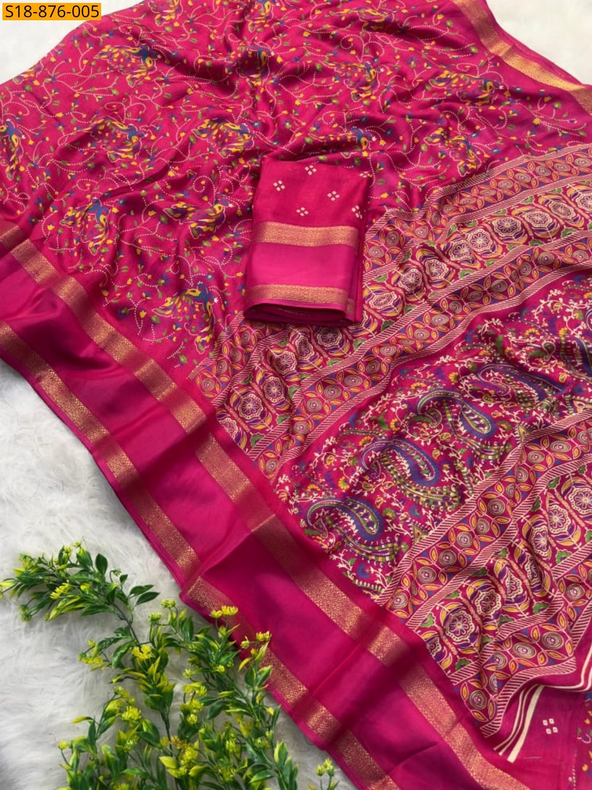 Pink Fancy Massmellow Saree