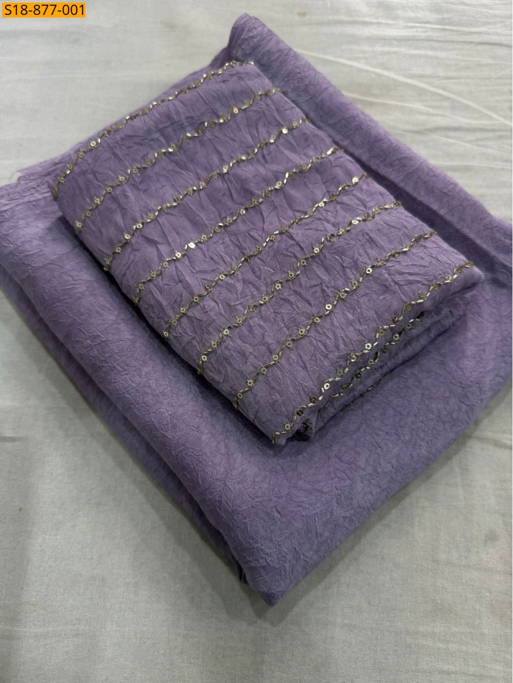 Fancy Rangoli Crush Saree