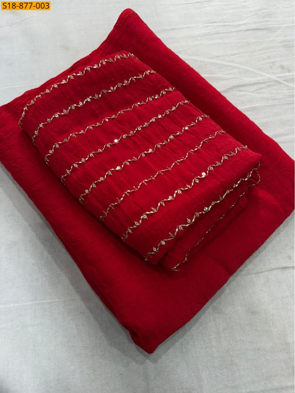 Fancy Rangoli Crush Saree