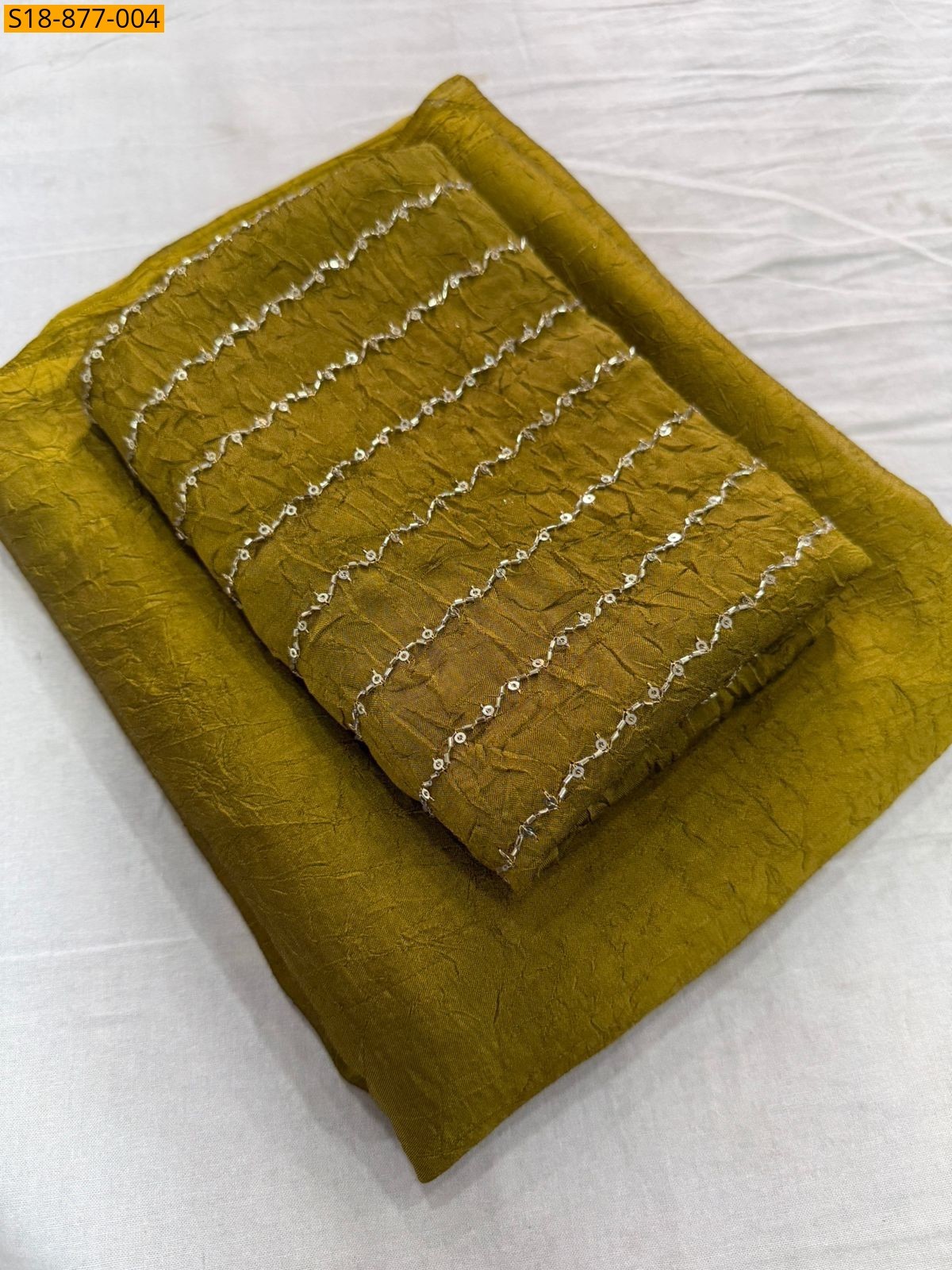 Fancy Rangoli Crush Saree