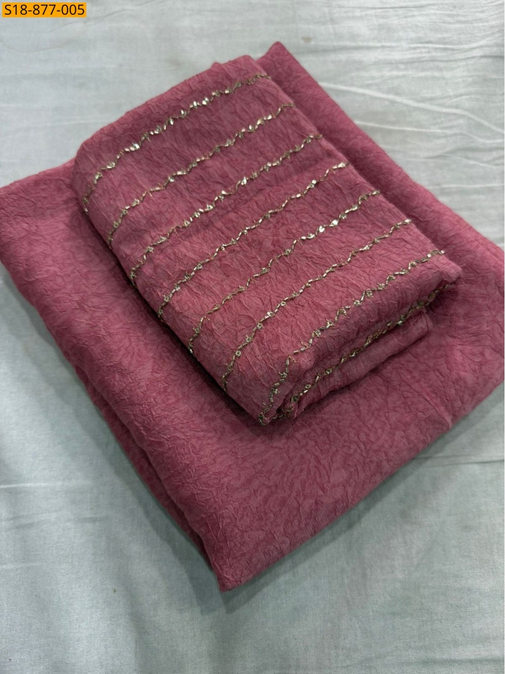Fancy Rangoli Crush Saree