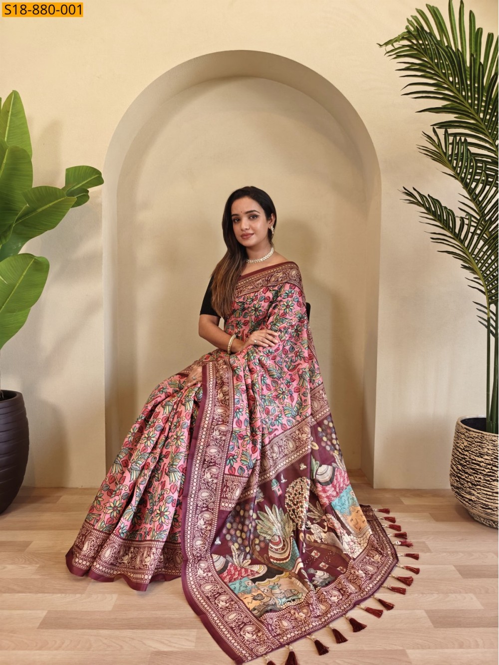 Fancy Soft cotton chanderi sarees