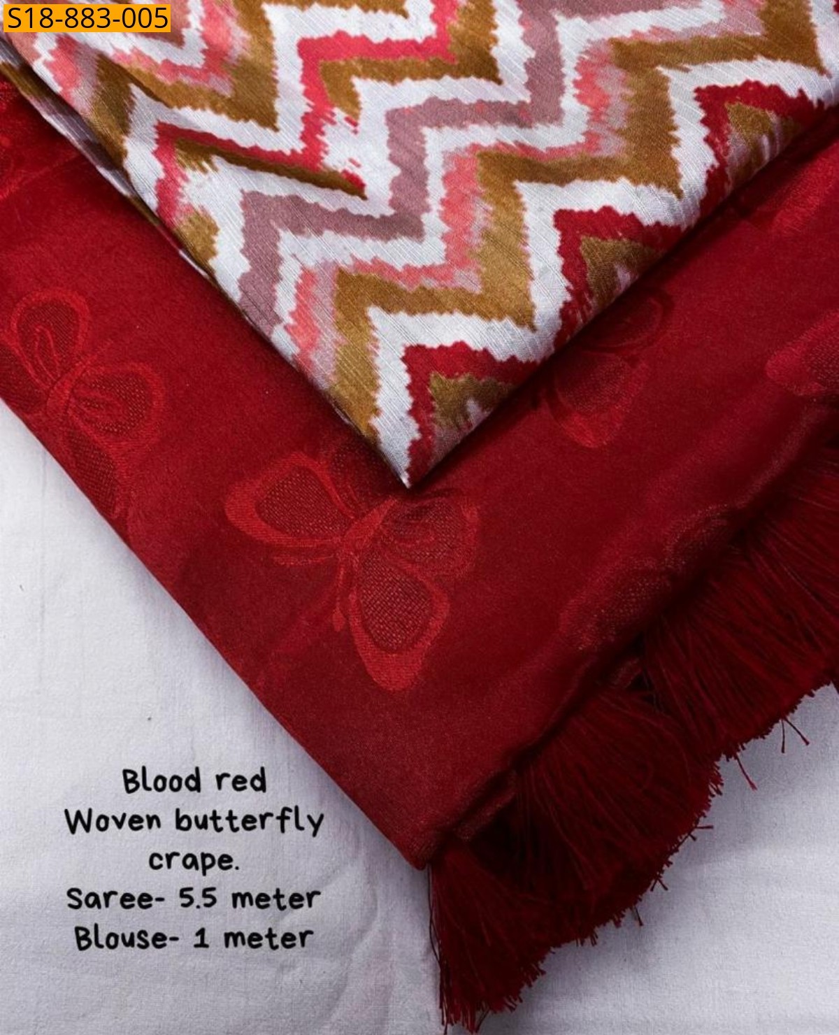 Red Fancy turkey silk saree