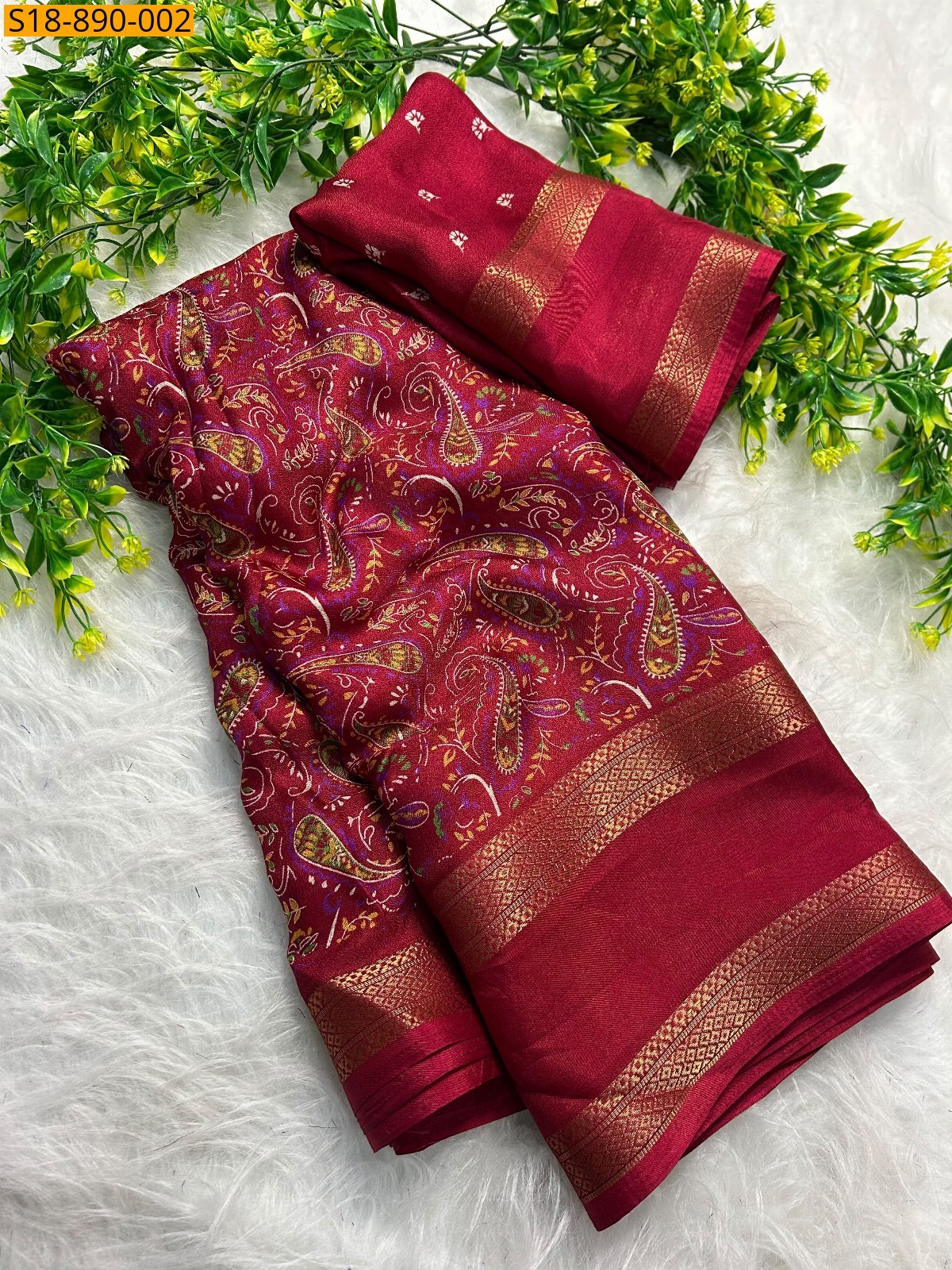 Pink Fancy mass mellow saree