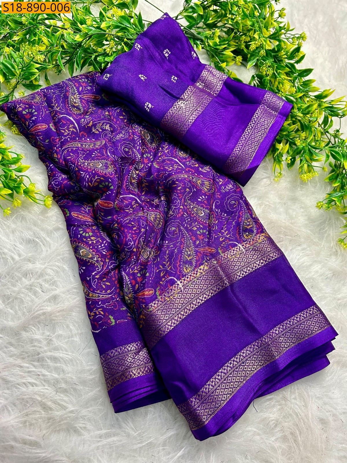 Violet Fancy mass mellow saree