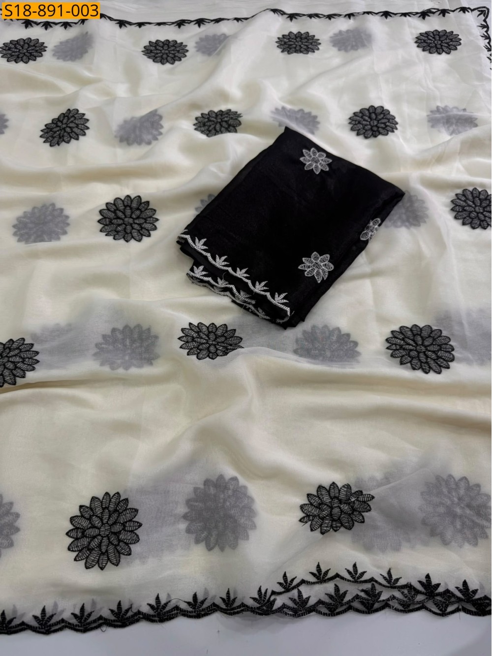 Fancy Star Georgette Saree