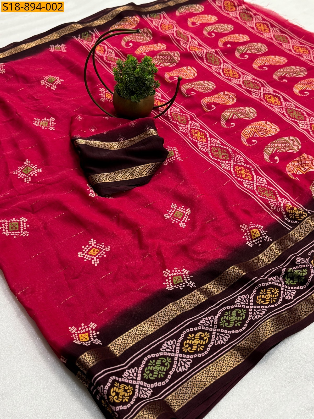 Pink Fancy Massmellow saree