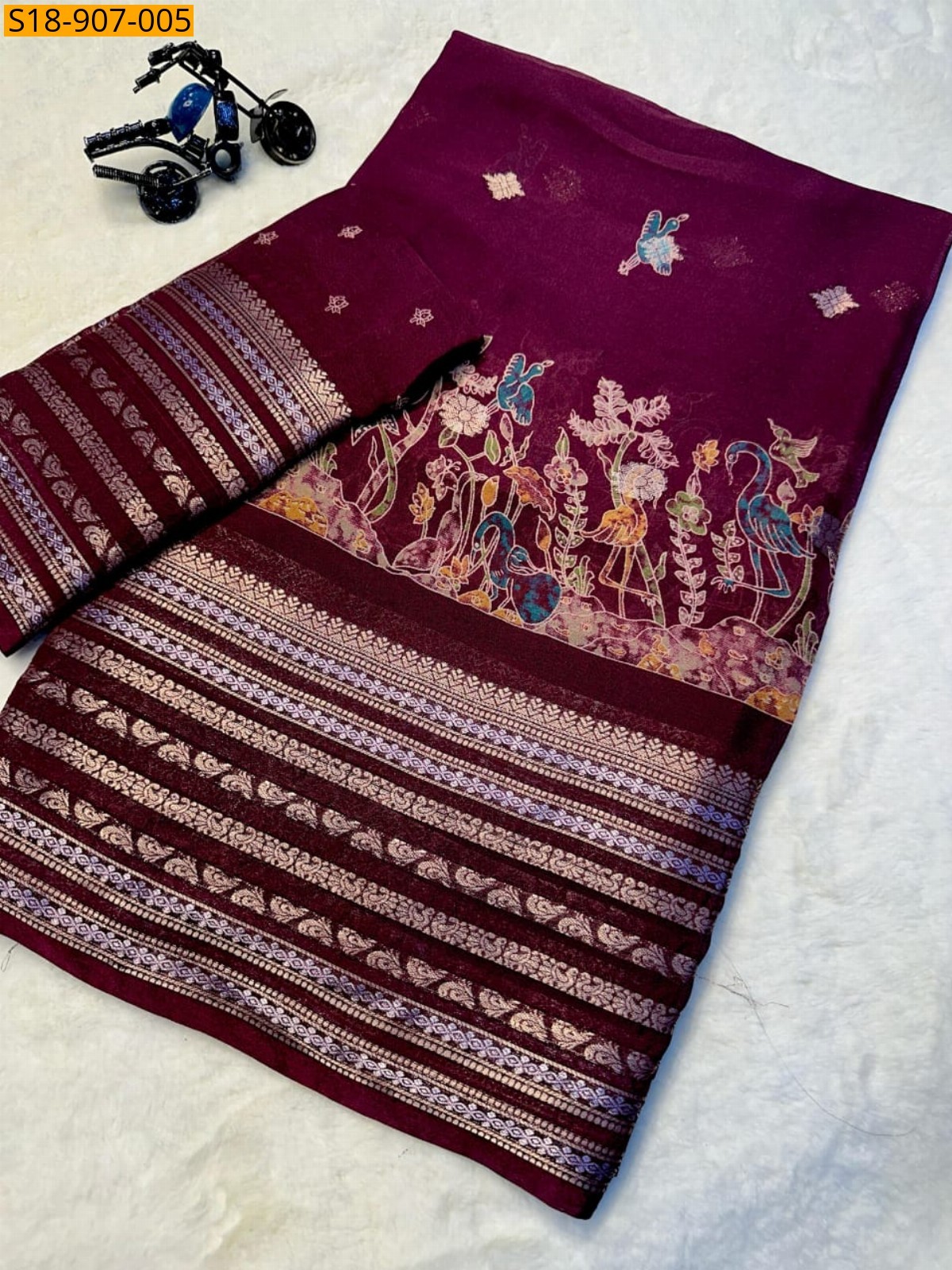 Fancy Georgette saree