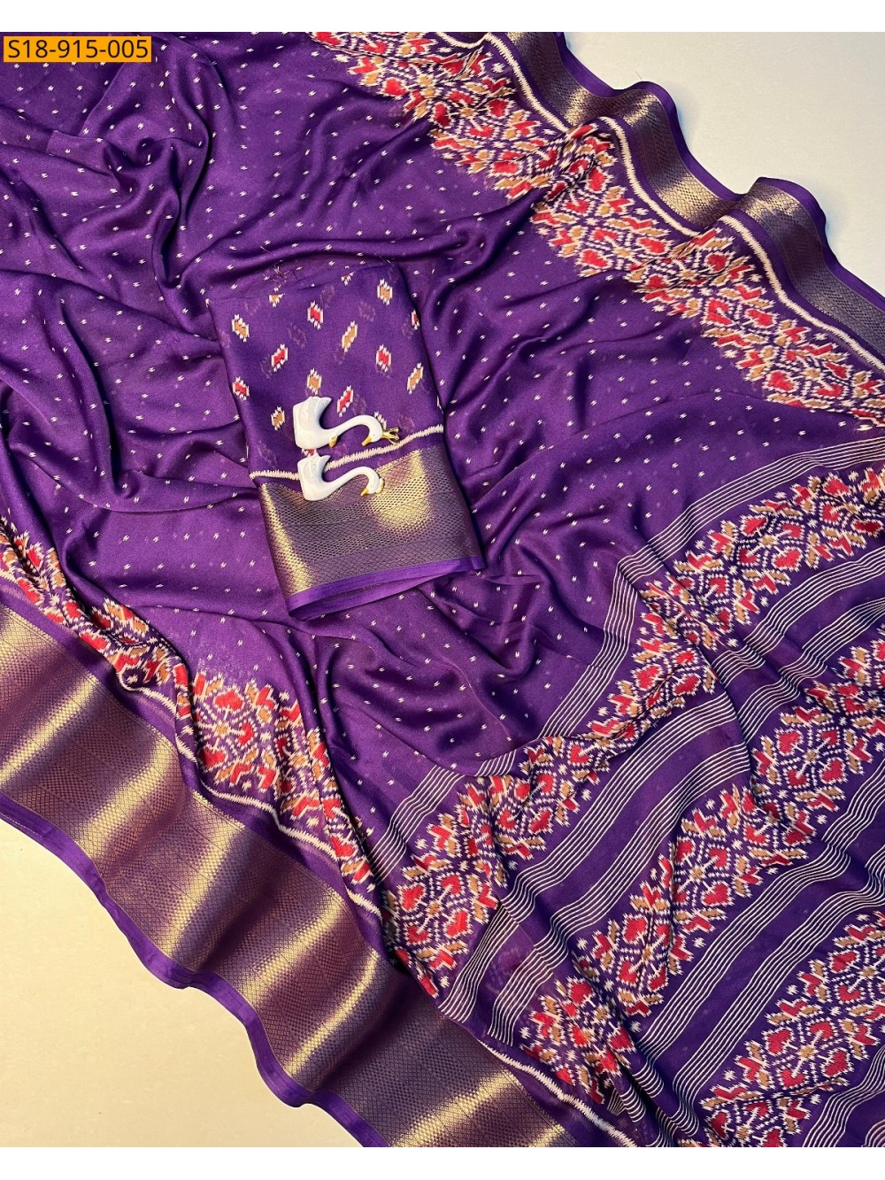 Fancy marsh mellow saree