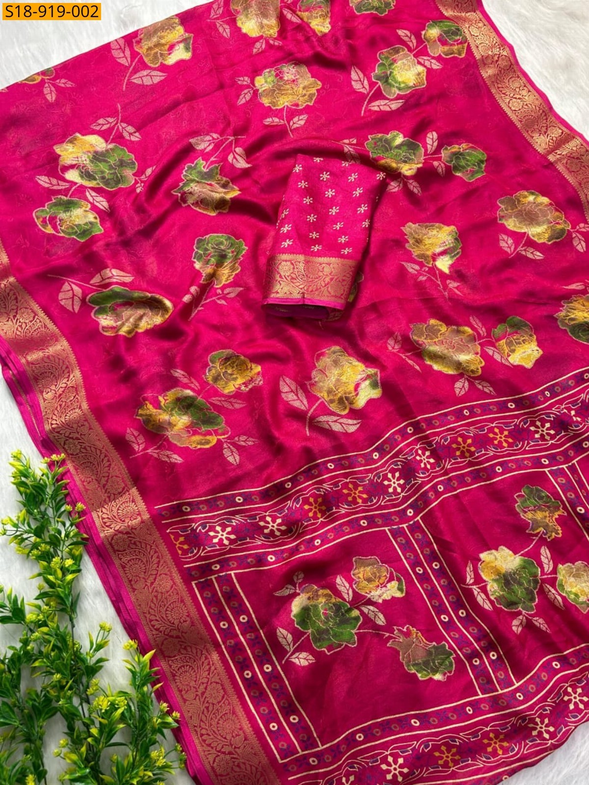 Pink Fancy Massmellow Saree