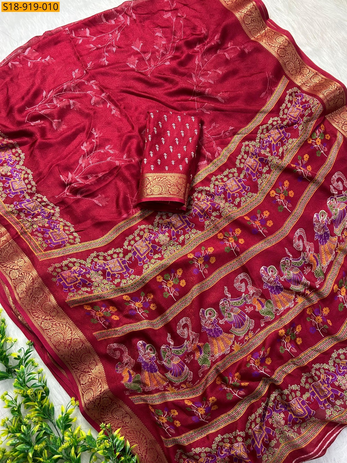 Pink Fancy Massmellow Saree