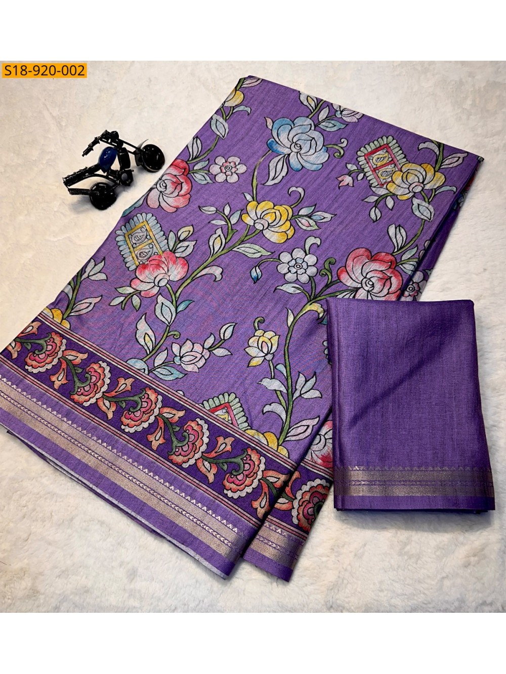 Fancy Tussar Silk Saree