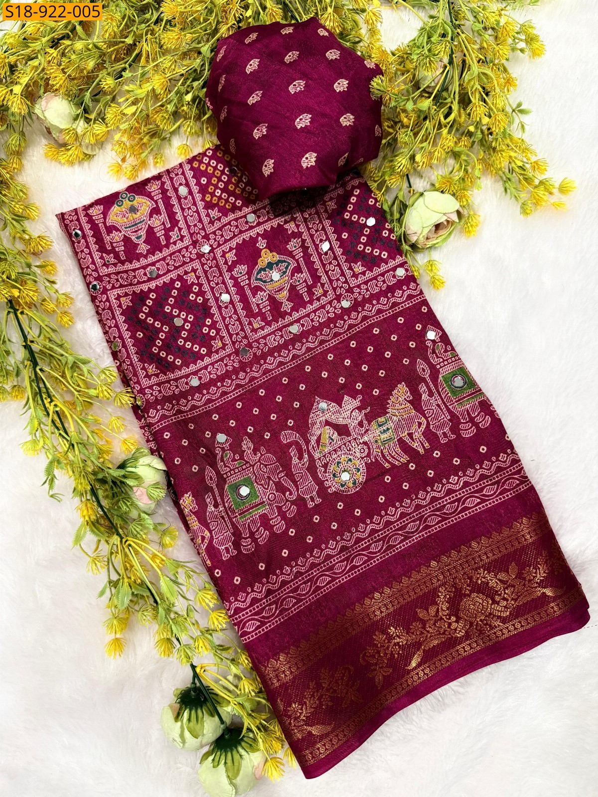 Pink Fancy Massmellow Saree