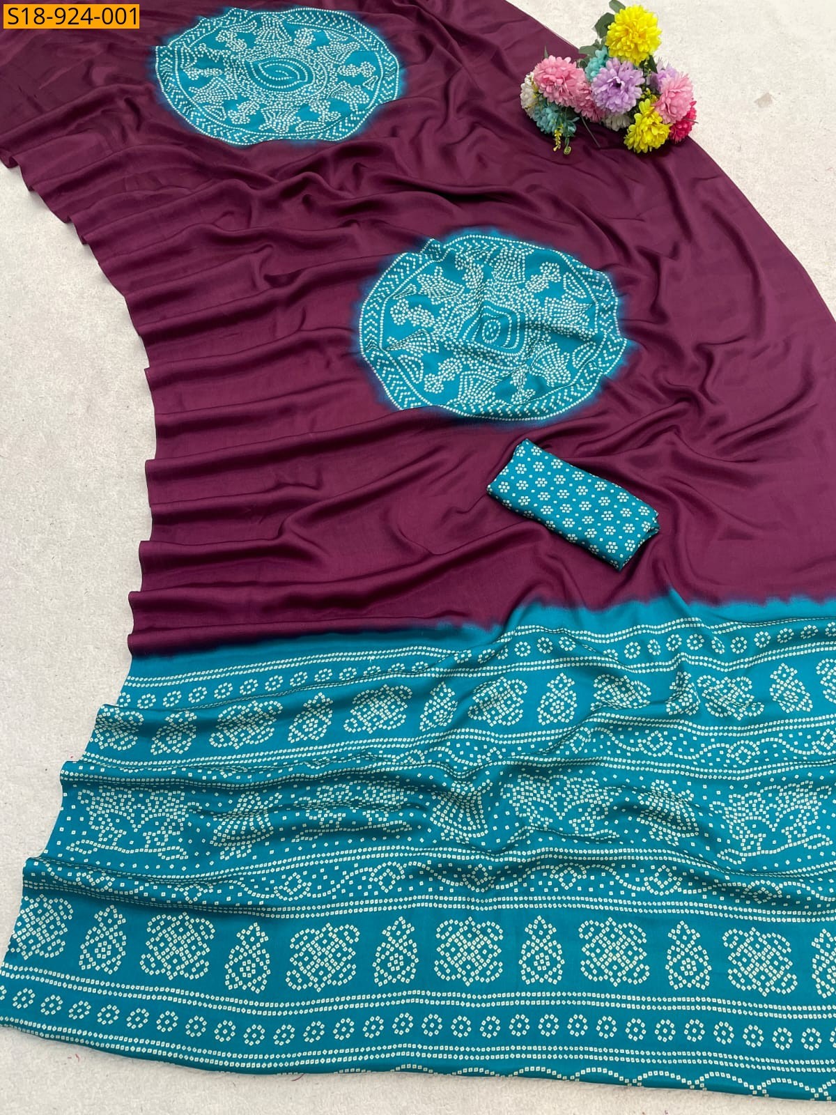 Wine Fancy Gajji Soft Silk Saree