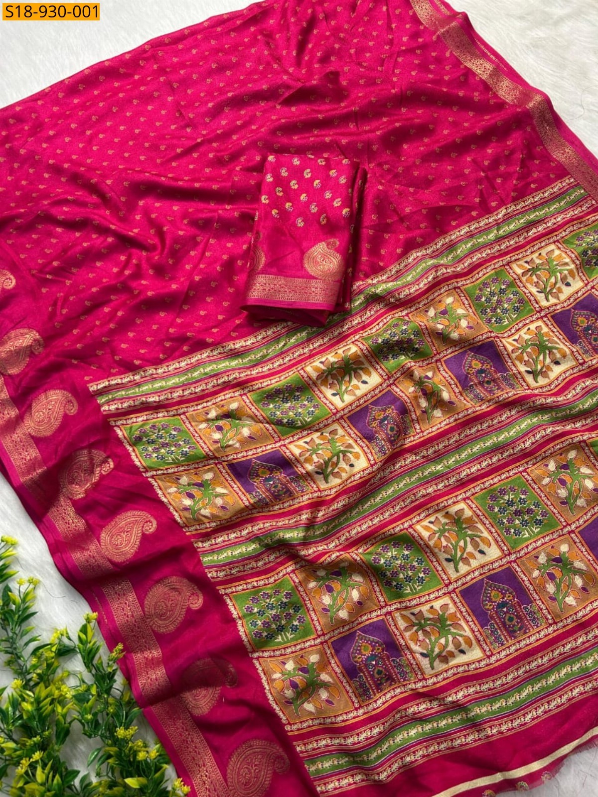 Pink Fancy Massmellow Saree