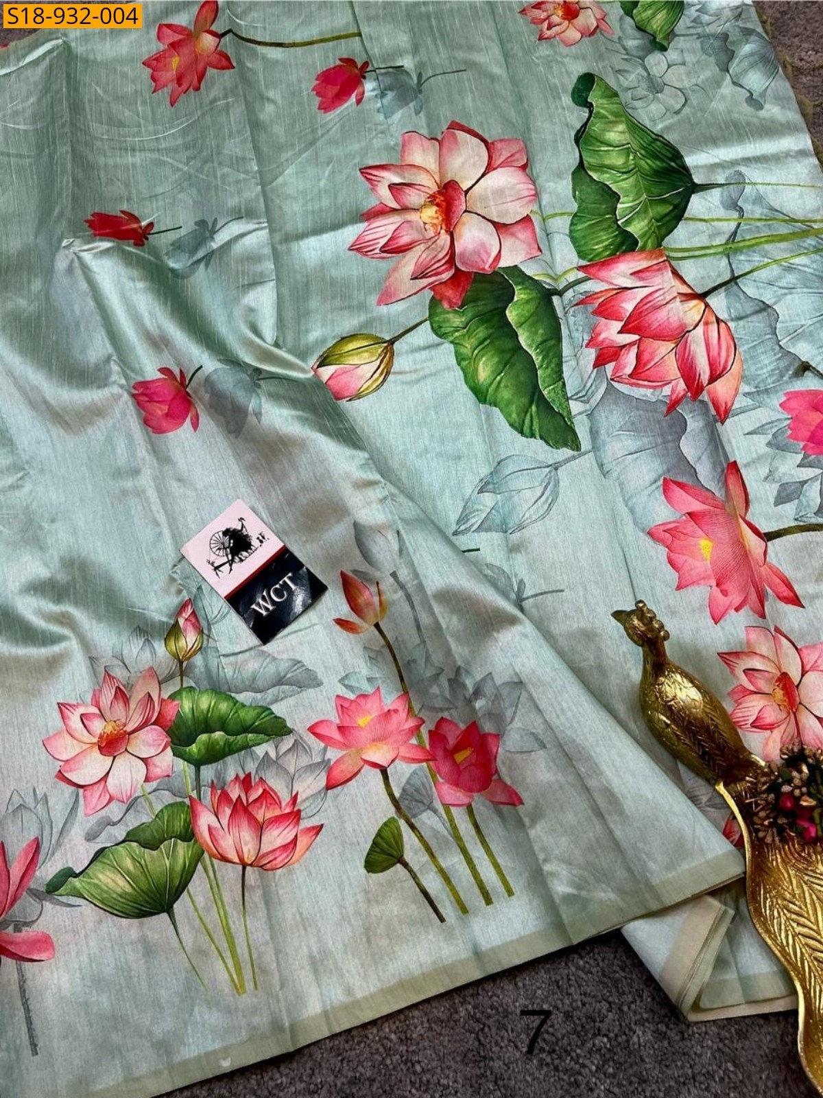 Sky Blue Fancy Soft Tussar Silk Saree