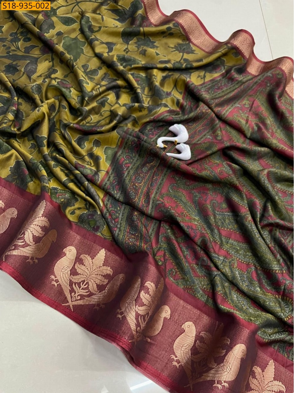 Fancy Soft bleck dola silk sarees