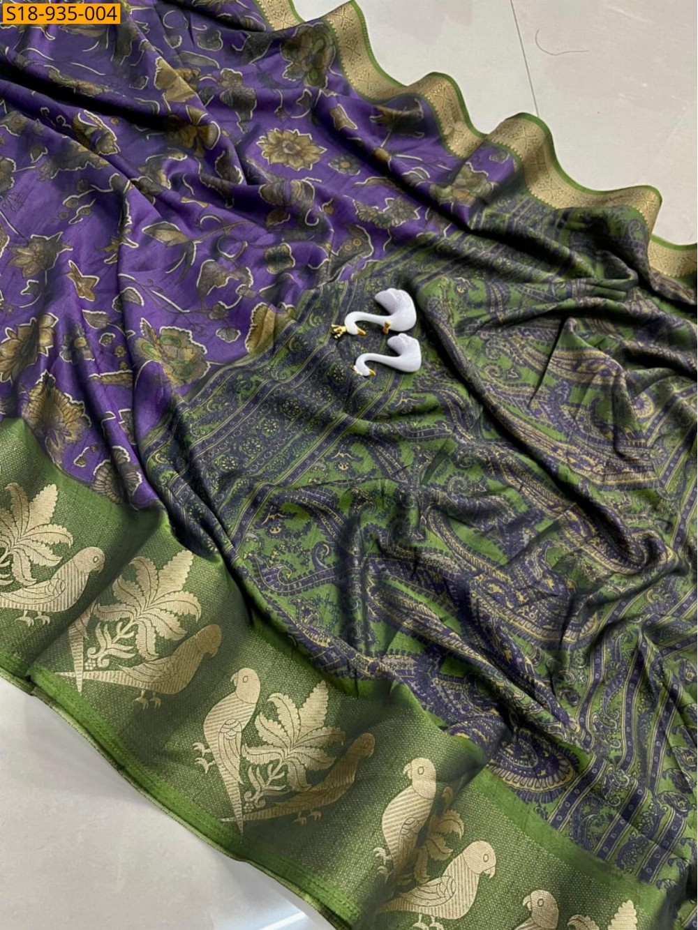 Fancy Soft bleck dola silk sarees