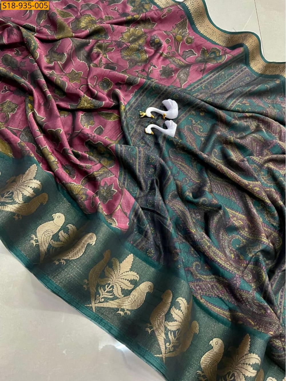 Fancy Soft bleck dola silk sarees