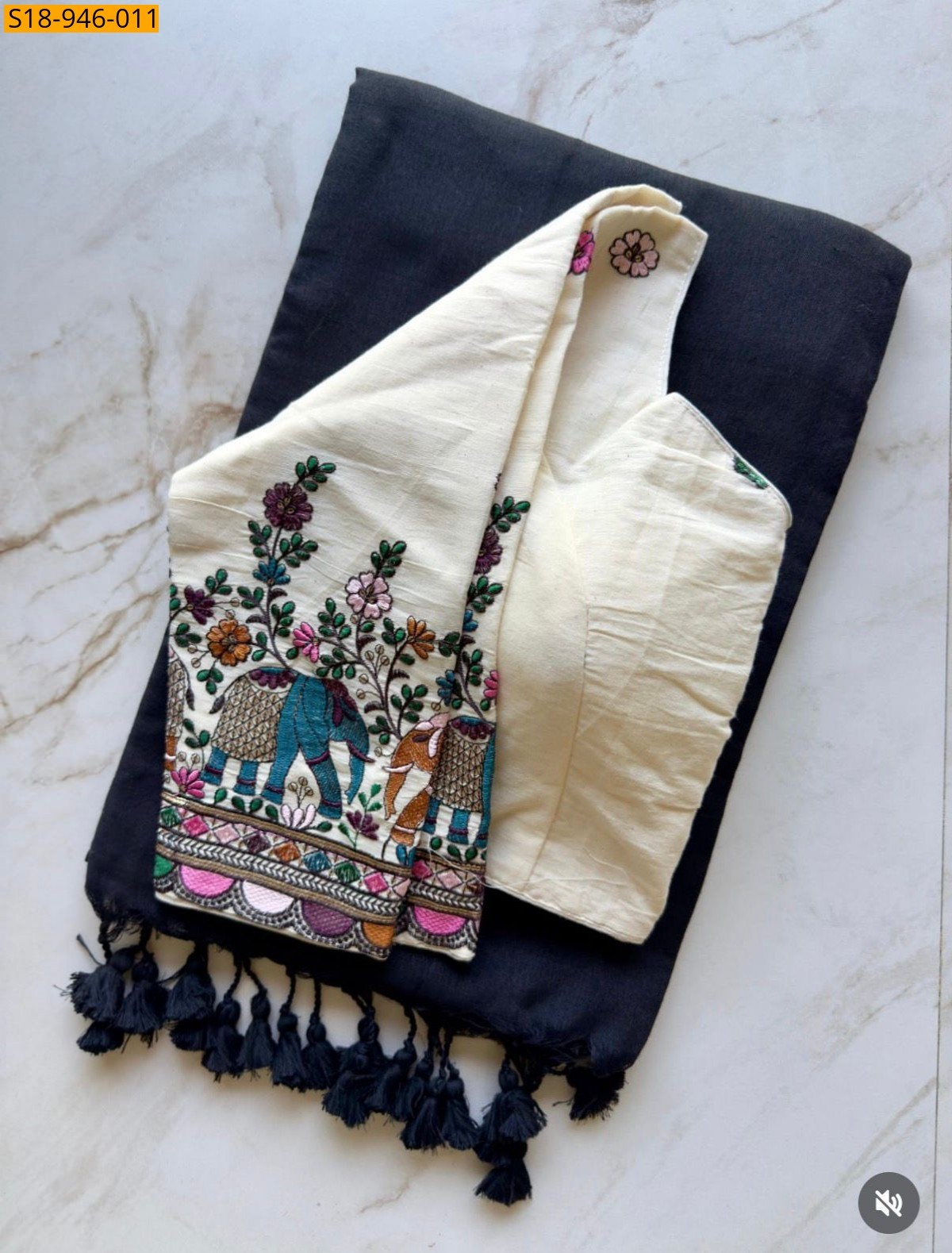 Fancy Khadi Cotton Saree