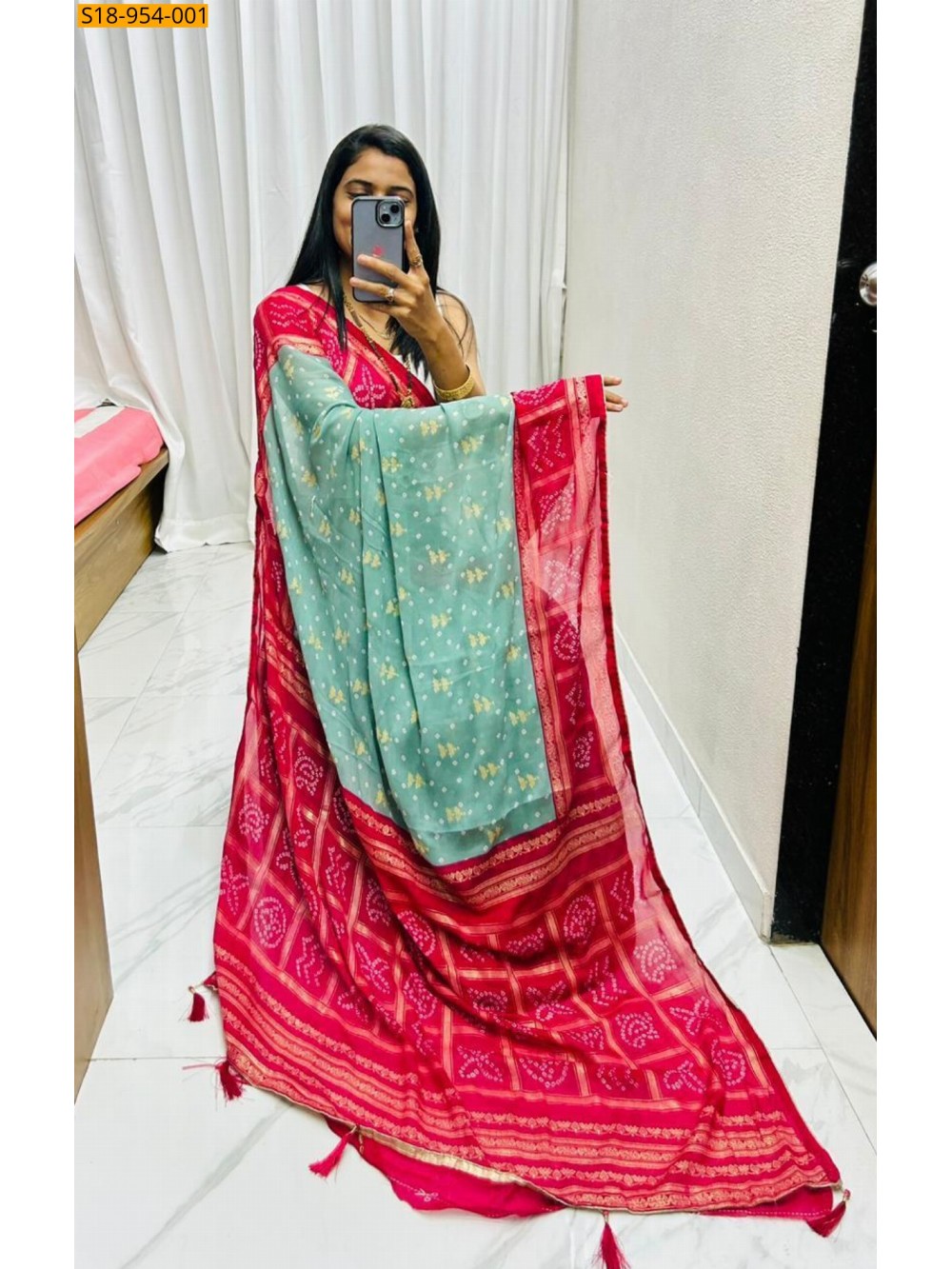Rama Green Fancy Marshmellow Saree Rama Green Fancy Marshmellow Saree