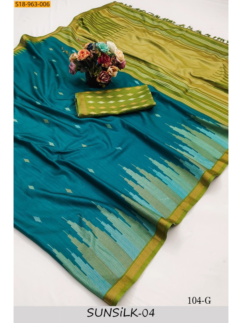 Fancy Tussar Silk saree