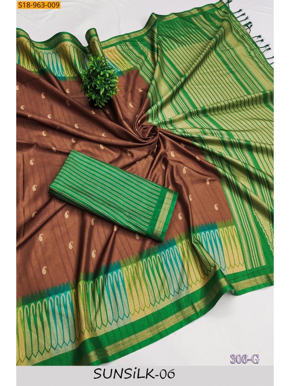 Fancy Tussar Silk saree