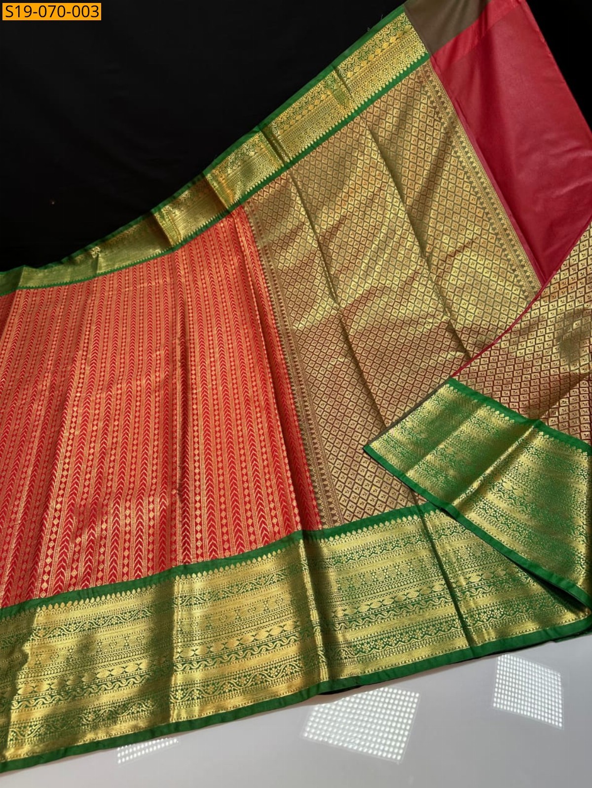 Blue Banarasi silk tissue saree