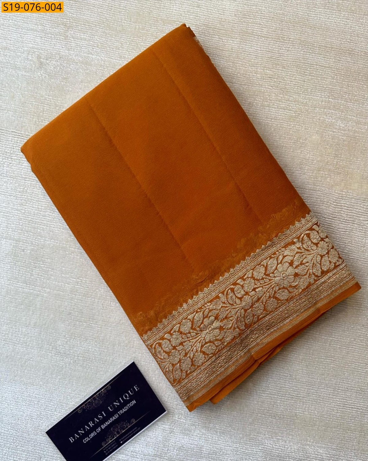 Yellow Fancy Banarasi warm silk saree