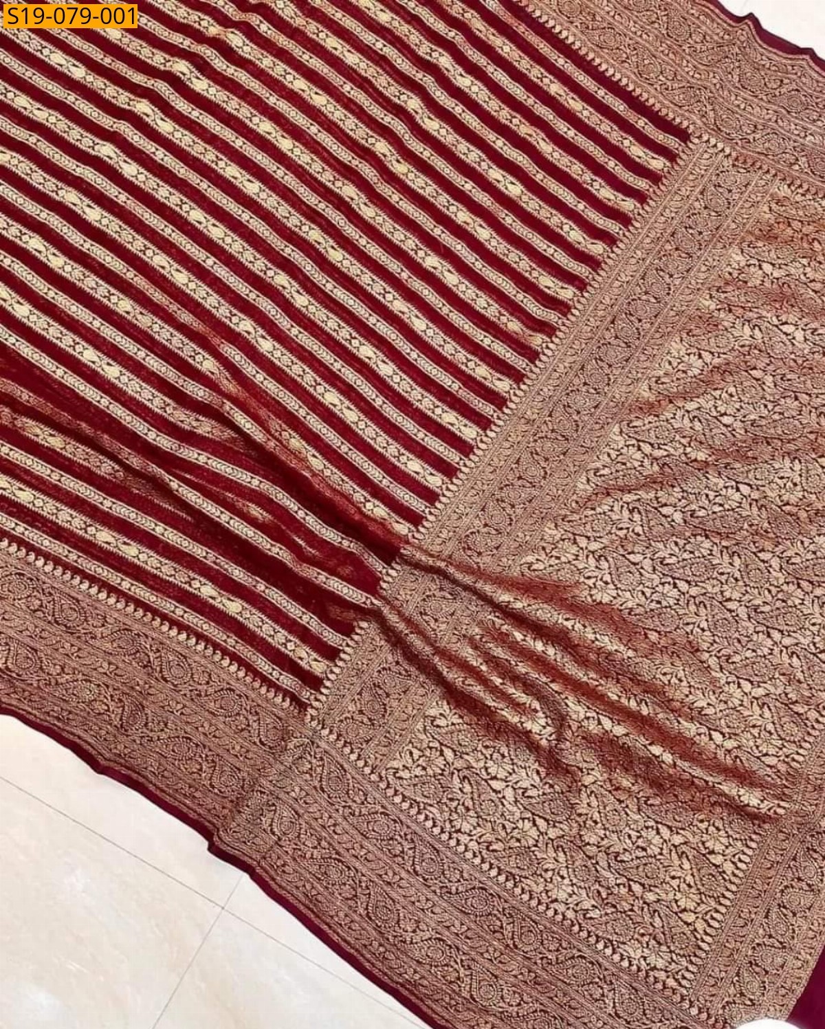 Maroon Fancy silk  saree