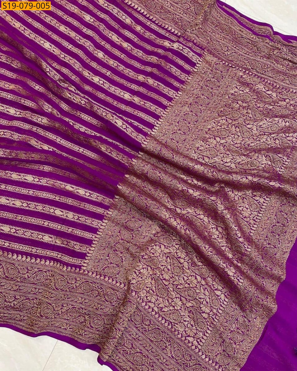 Violet Fancy silk  saree