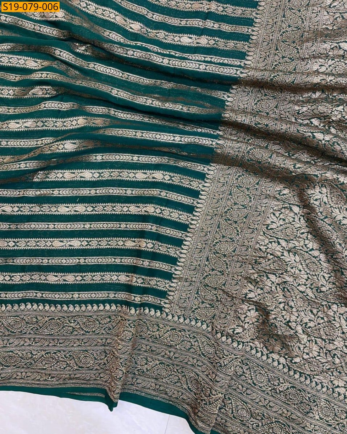 Green Fancy silk  saree