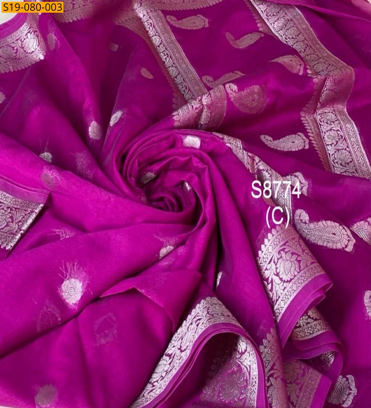 Violet Fancy georgette silk  saree