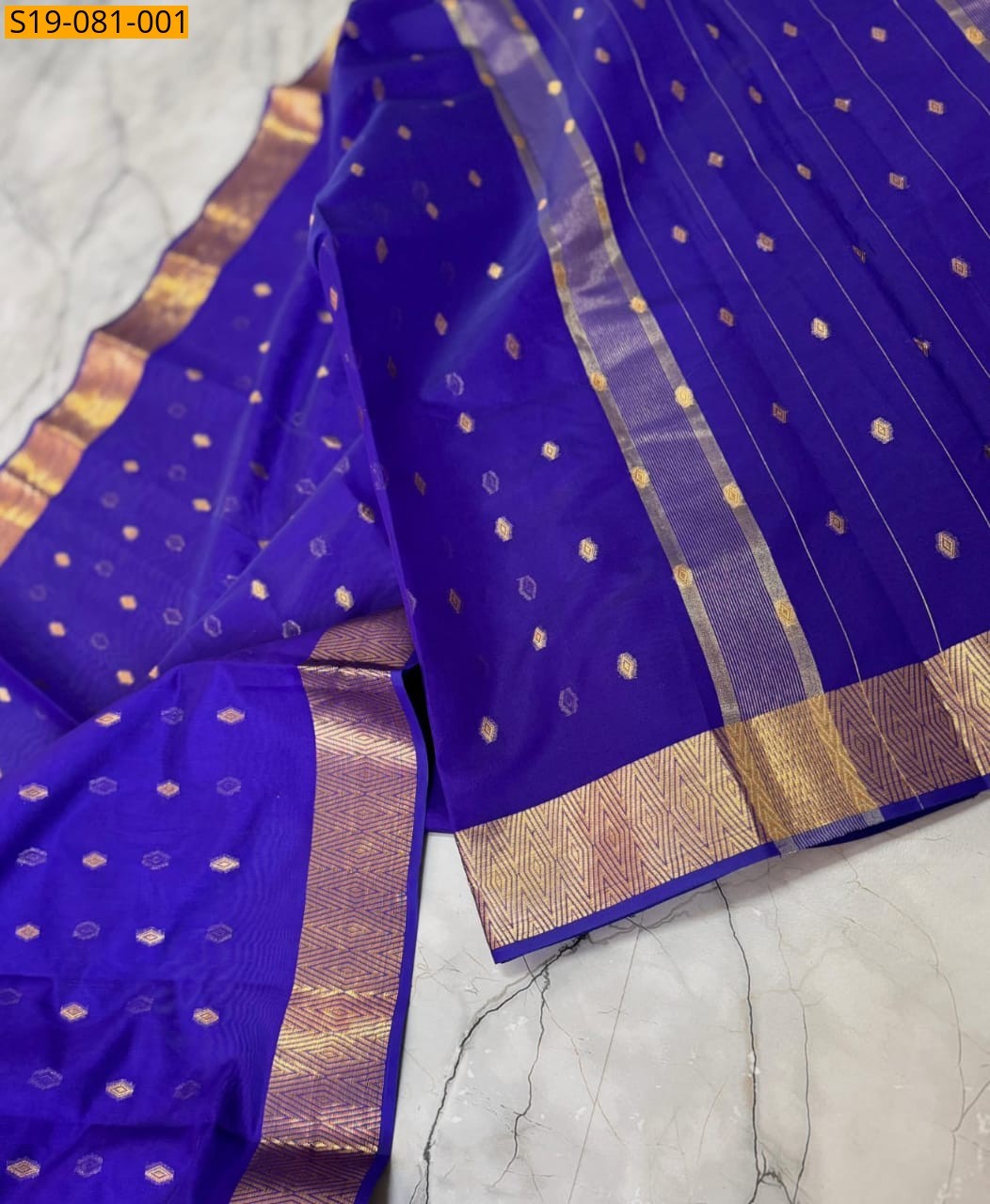 Voilet Nayanthara silk saree