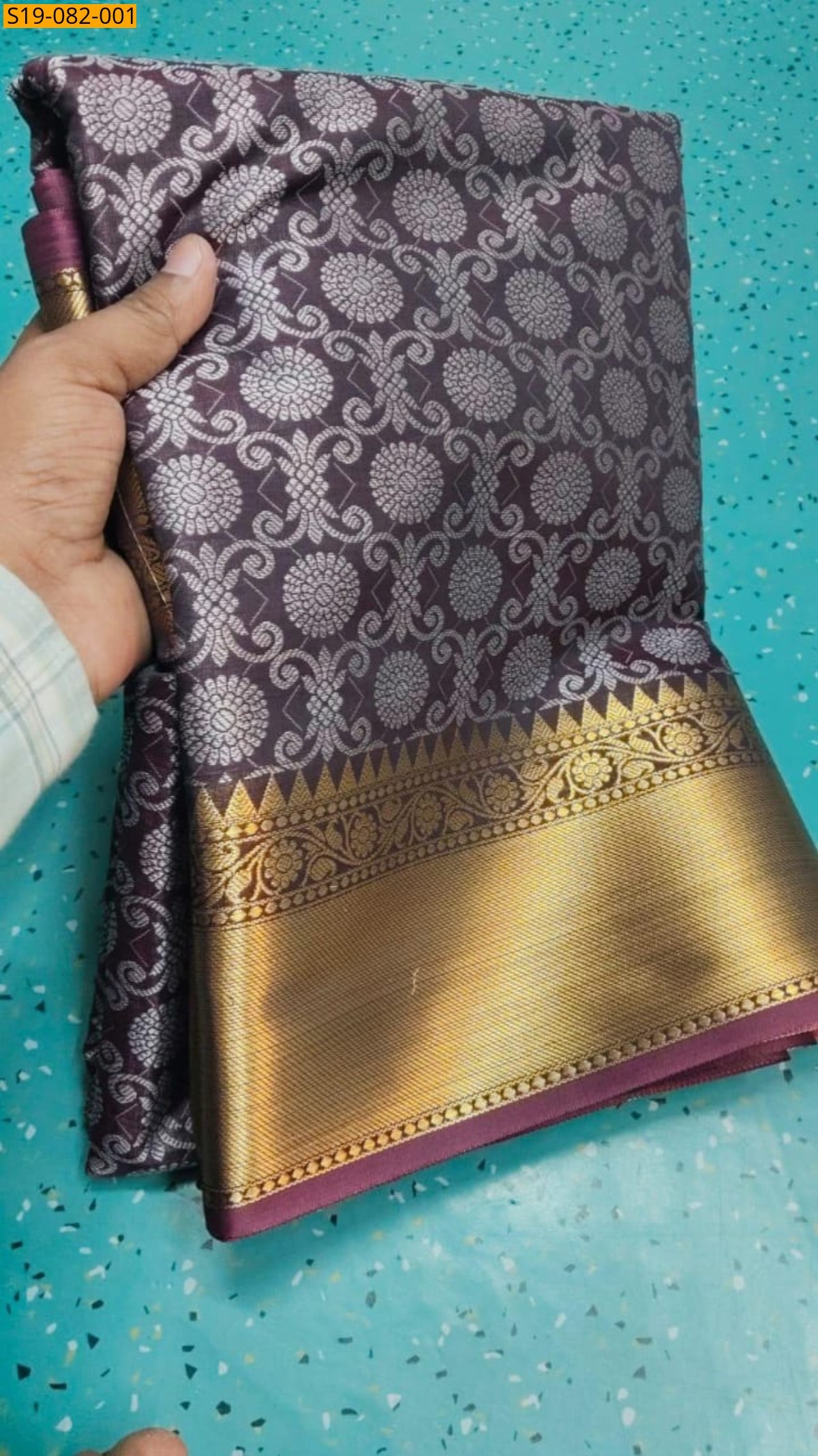 Gray Fancy kanchii silk tissue sarees 
