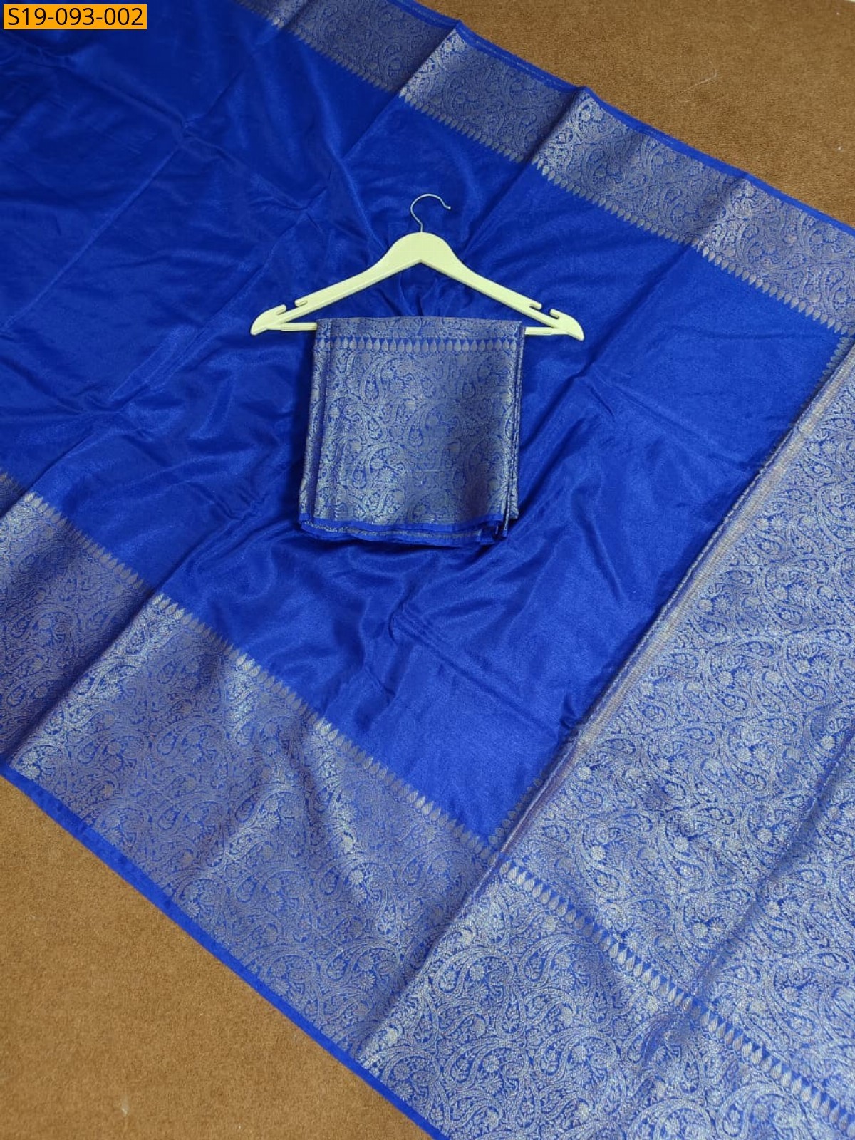 Royal Blue Banarasi  soft silk saree