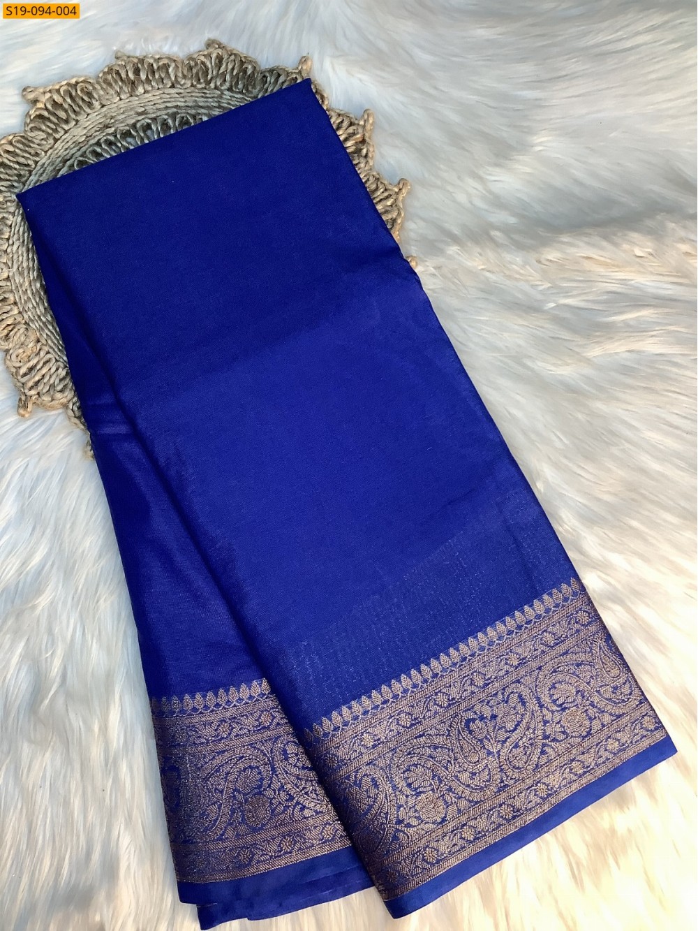 Royal Blue Banarasi fancy soft silk sarees Royal Blue Banarasi fancy soft silk sarees