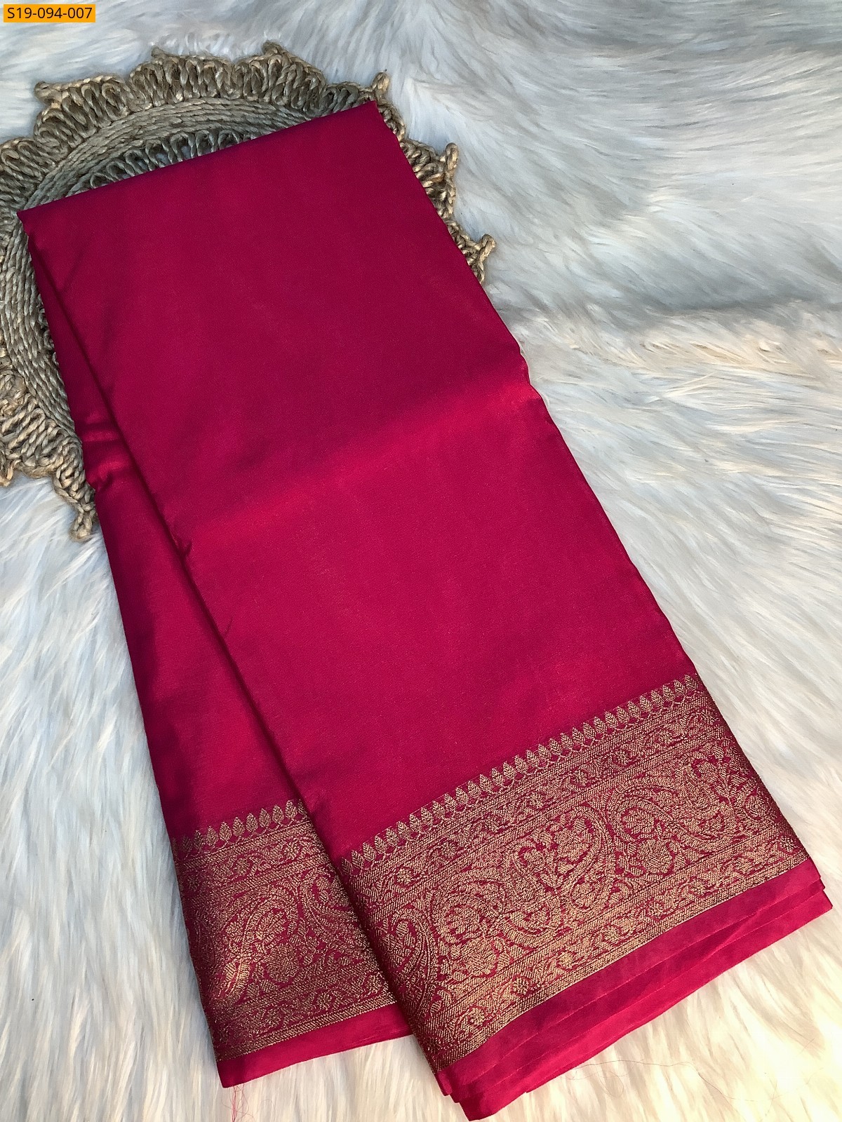 Pink Banarasi fancy soft silk sarees