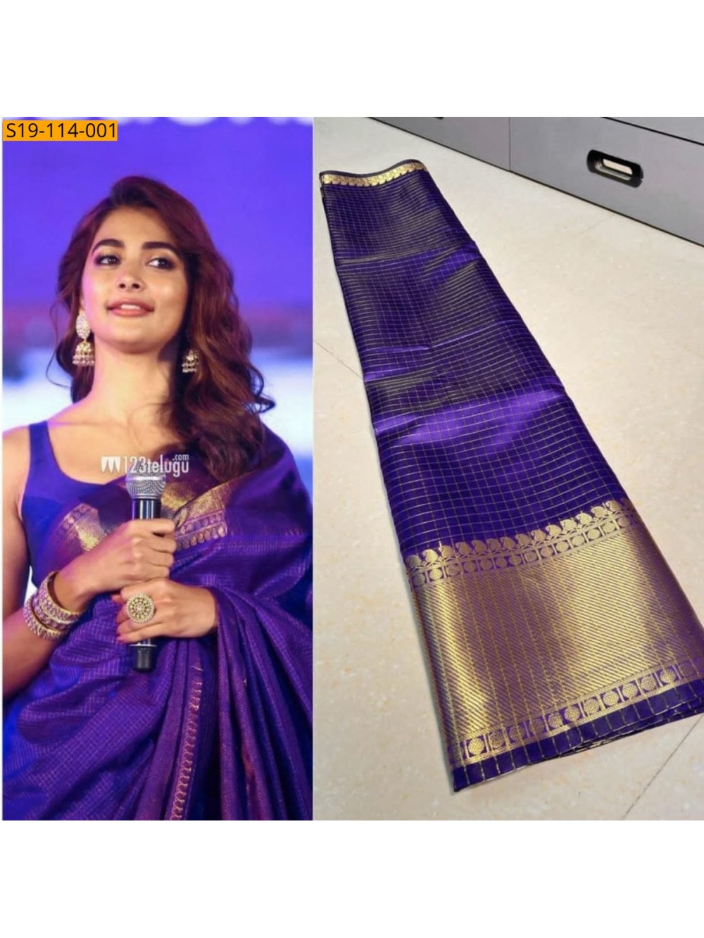 Violet Fancy Banarasi Soft Silk Saree Violet Fancy Banarasi Soft Silk Saree