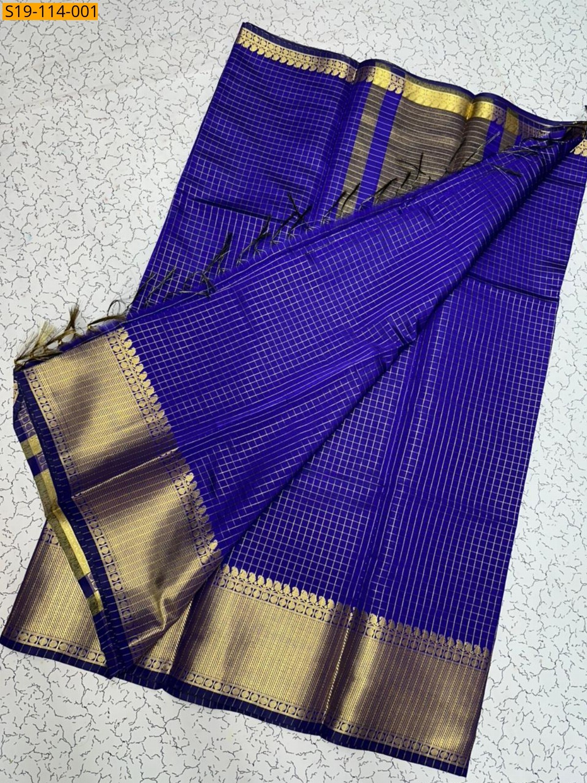 Violet Fancy Banarasi Soft Silk  Saree