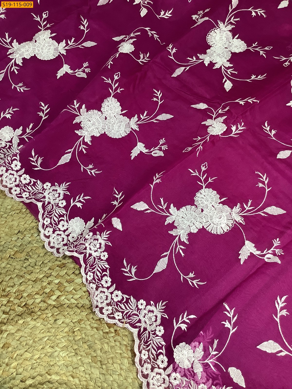 Purple Fancy banarasi Organza saree