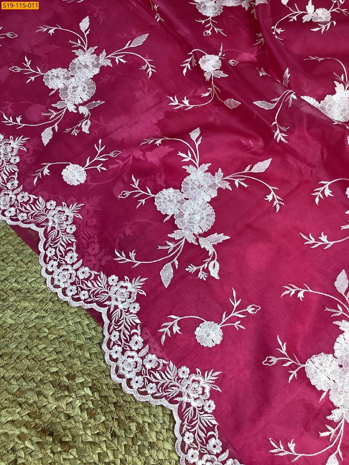 Pink Fancy banarasi Organza saree