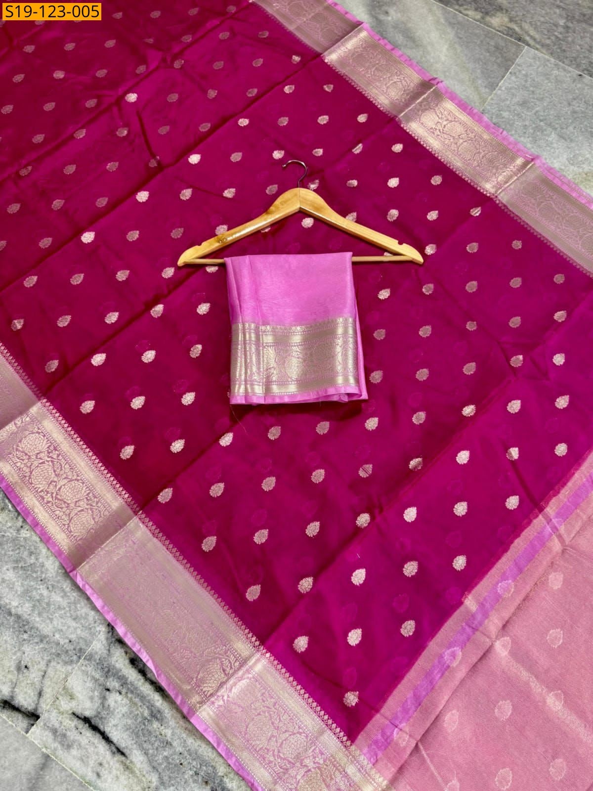 Pink Fancy Soft silk banarasi saree