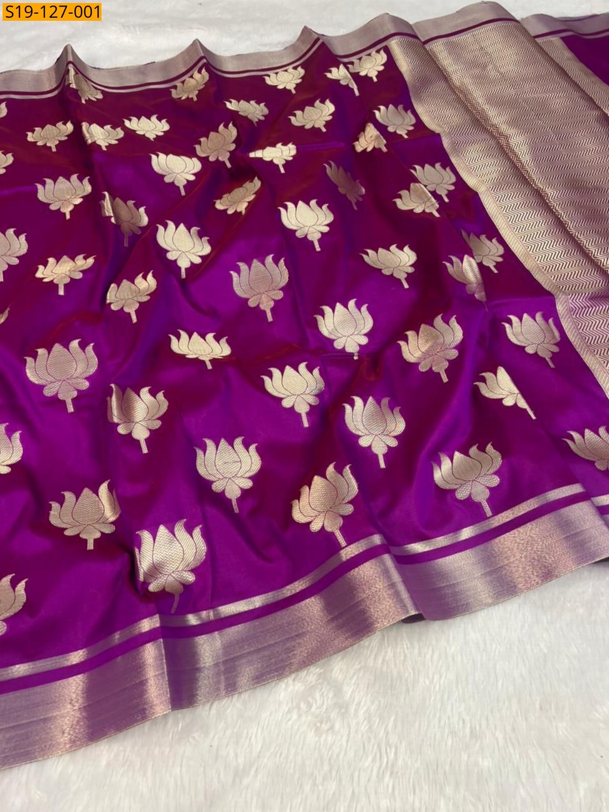 Pink Fancy Banarasi Semi Kataan Soft Silk saree